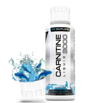 Cutler Nutrition Liquid L-Carnitine 3000: Metabolism & Energy Support | Blue Sharks